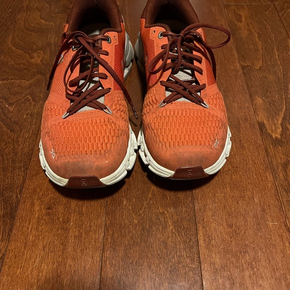 On Running Women’s Red Running Shoes - Picture 4 of 6